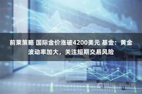前莱策略 国际金价涨破4200美元 基金：黄金波动率加大，关注短期交易风险